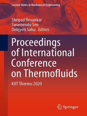cover image of Proceedings of International Conference on Thermofluids
